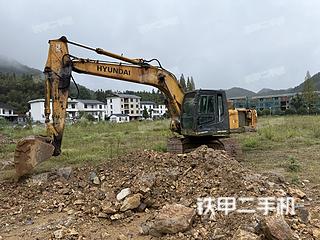 现代R215-7C挖掘机实拍图片