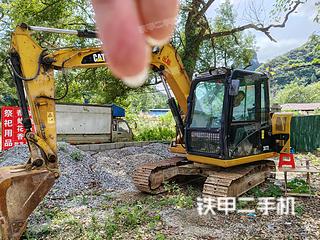 卡特彼勒307D液压挖掘机实拍图片