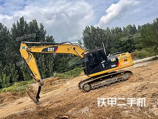 卡特彼勒320D液压挖掘机实拍图片