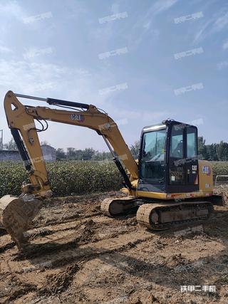 卡特彼勒306E2小型液压挖掘机实拍图片