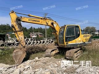 现代R150LC-9挖掘机实拍图片