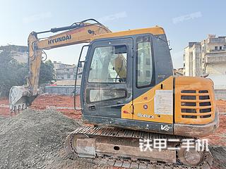 现代R75-V挖掘机实拍图片