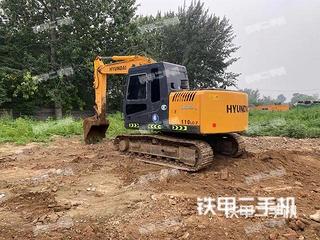 现代R110-7挖掘机实拍图片