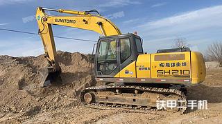 住友SH210-5挖掘機(jī)實(shí)拍圖片