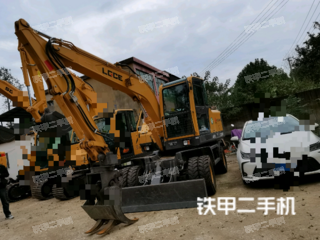 岳陽臨工建機LG95F加長臂（夾木叉）挖掘機實拍圖片