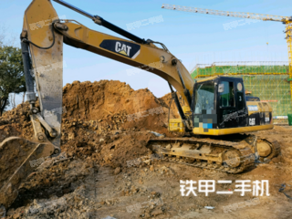 江苏-南京市二手卡特彼勒320D液压挖掘机实拍照片