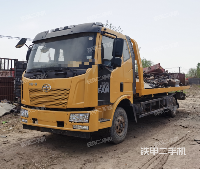 一汽解放4X2平板运输车