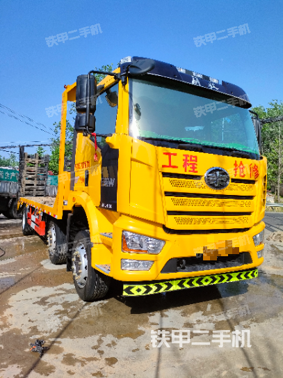 一汽解放6X2平板运输车