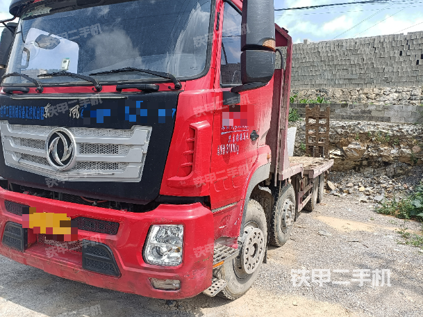 东风8X4平板运输车