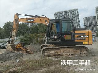 浙江-杭州市二手三一重工SY135C挖掘机实拍照片
