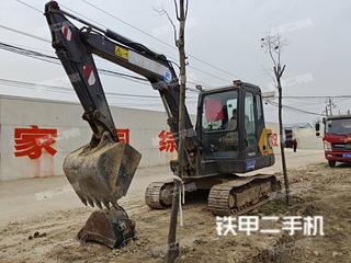 河南-周口市二手沃尔沃EC55D挖掘机实拍照片