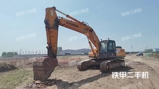 山东-青岛市二手现代R375LC-7H挖掘机实拍照片