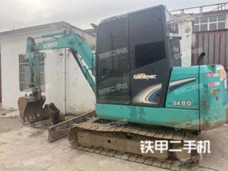 安徽-亳州市二手神钢SK60-8挖掘机实拍照片