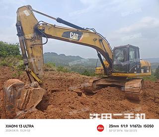 广安卡特彼勒323DL挖掘机实拍图片