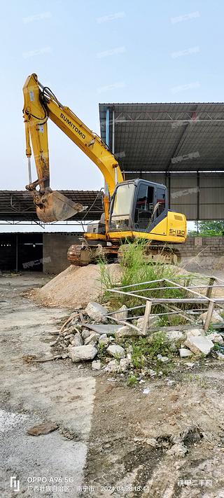 广西-南宁市二手住友SH130-5挖掘机实拍照片