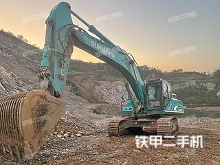 河南-驻马店市二手山河智能SWE365E-3挖掘机实拍照片
