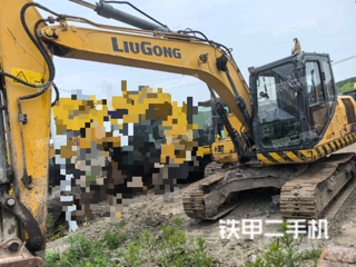 天津柳工CLG915E挖掘机实拍图片