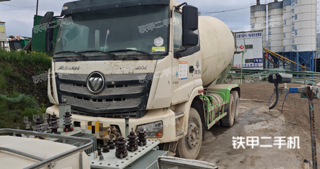 青海-黄南藏族自治州二手福田欧曼BJ5253GJB-XA搅拌运输车实拍照片