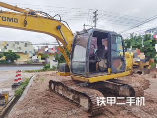 河源住友SH130-5挖掘機實拍圖片