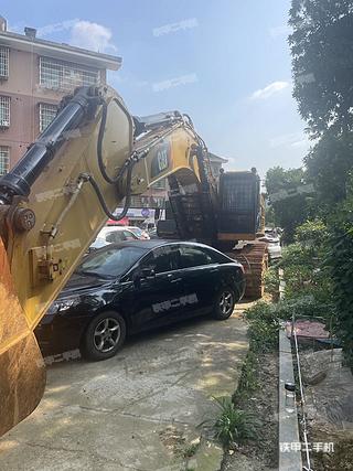 长沙卡特彼勒349D2L液压挖掘机实拍图片