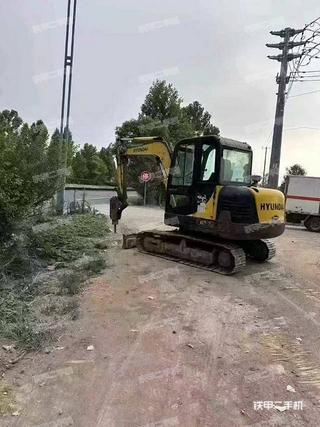 现代R60-7挖掘机实拍图片